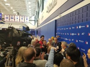 Brett Brown and the media, May 1st