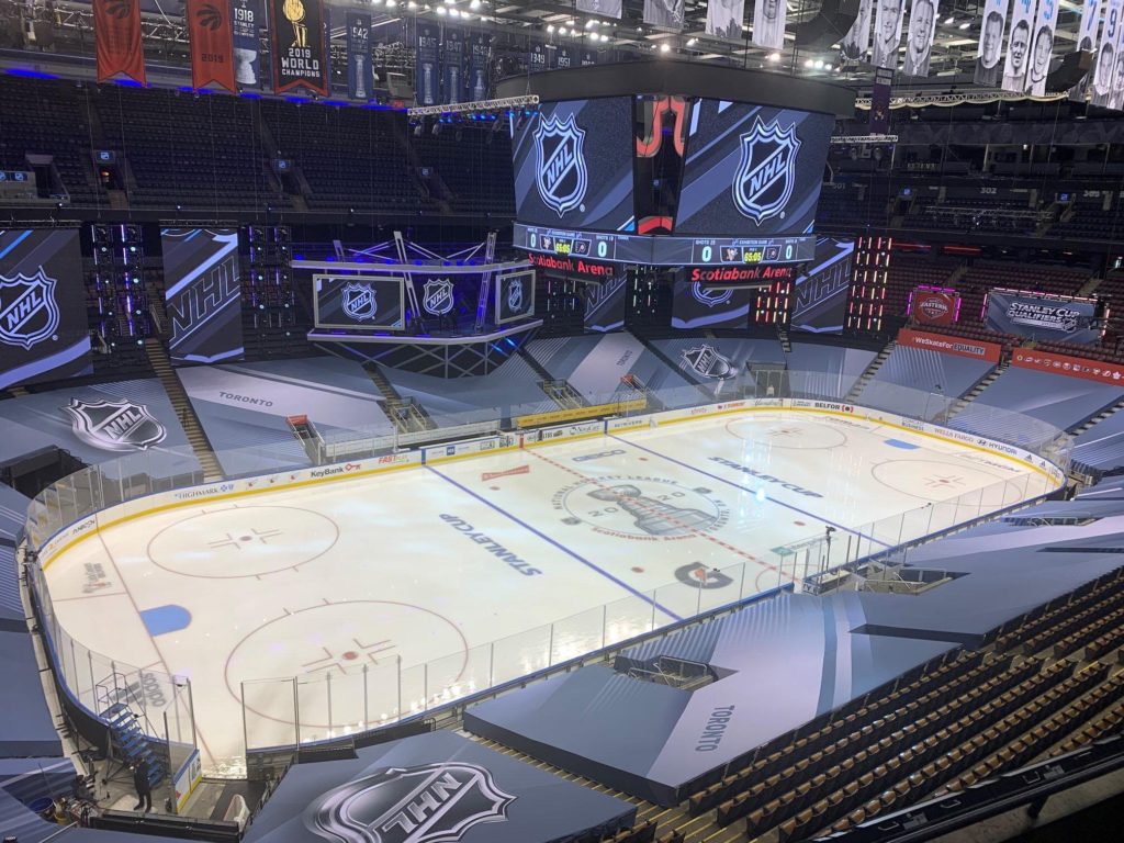 nhl arena hub city