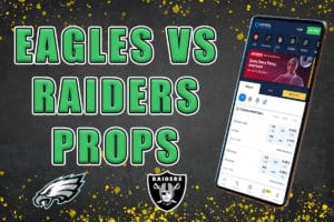 eagles raiders player props