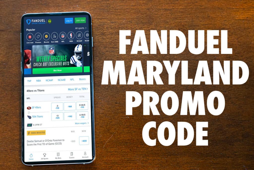 fanduel maryland promo code