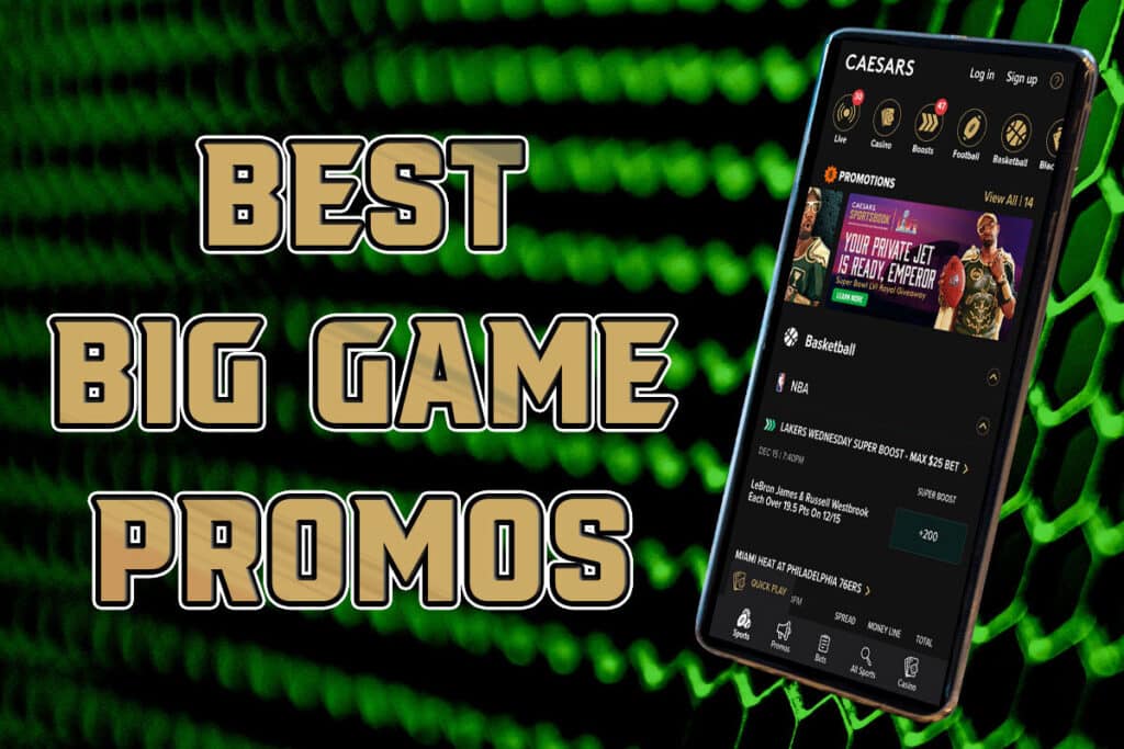 super bowl promos and betting apps