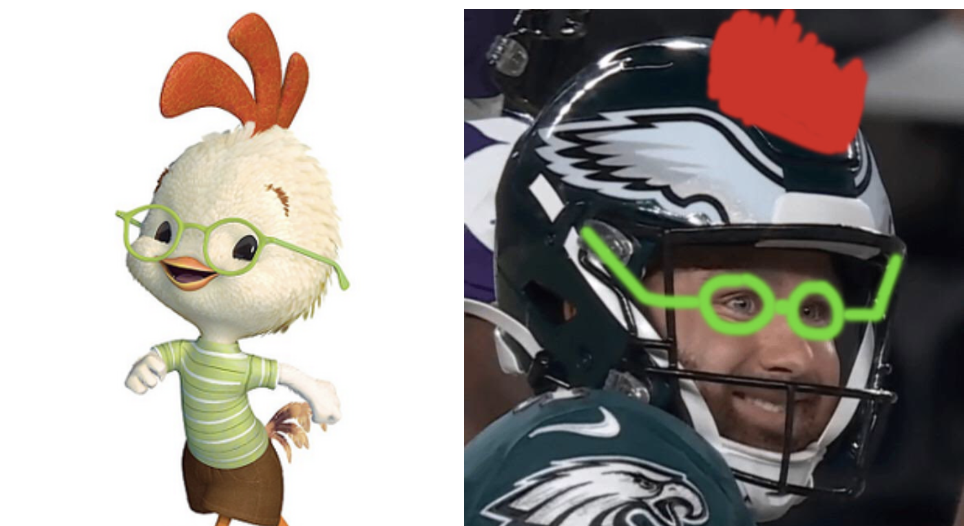 chicken little football helmet Jake Elliott Hates the Nickname DeVonta Smith Gave Him