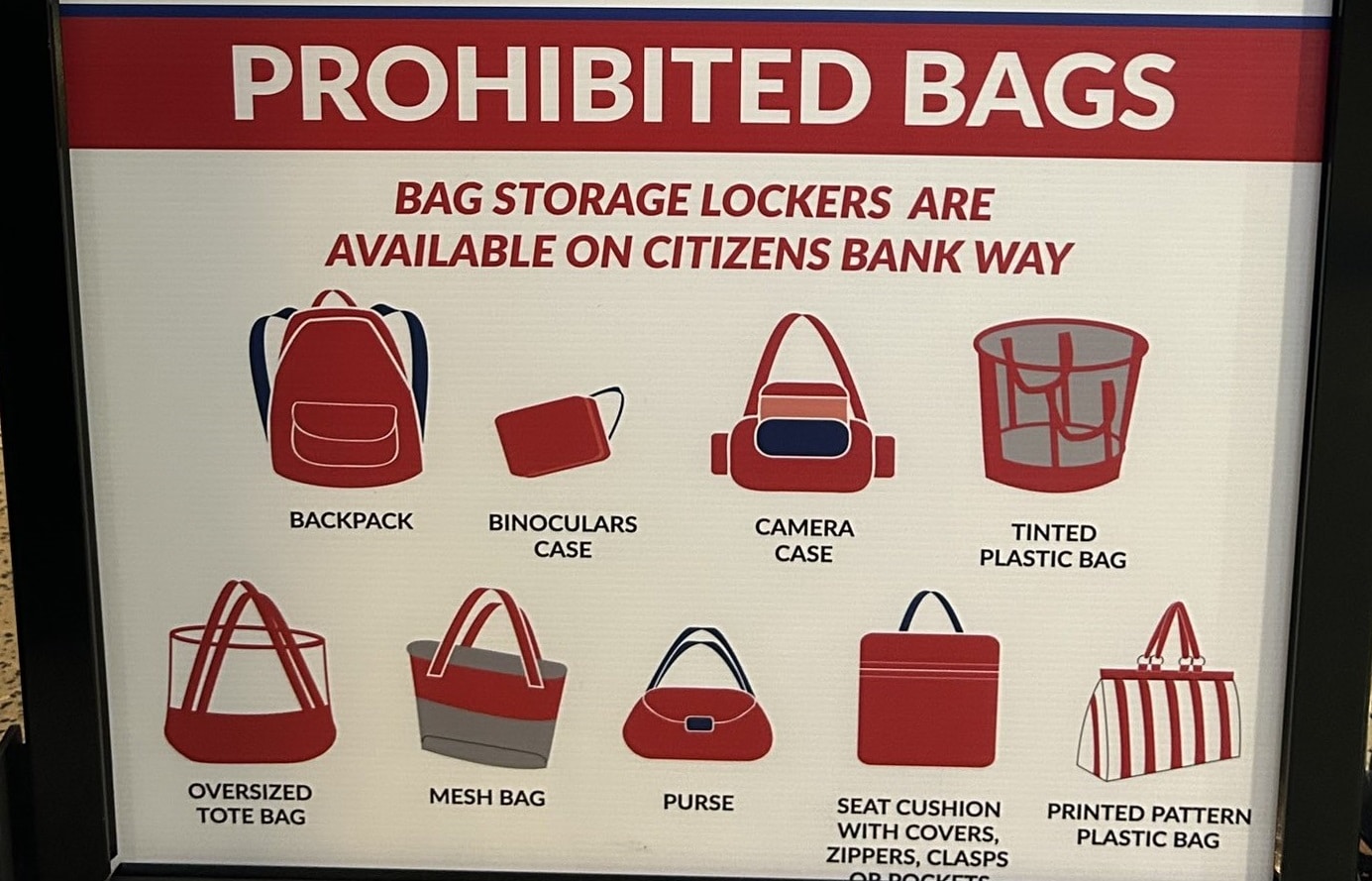 Phillies Have a New Bag Policy - Crossing Broad