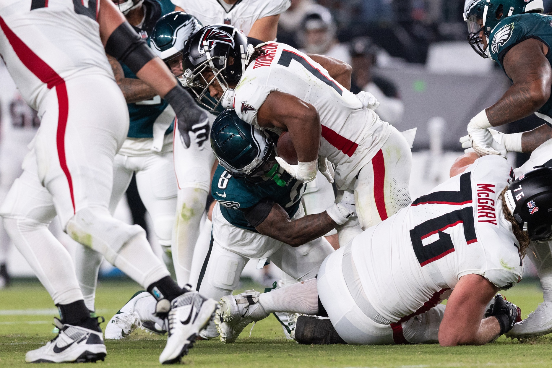 After Two Games, Eagles Defense Allowing NFL's Most Rushing Yards Per(00)