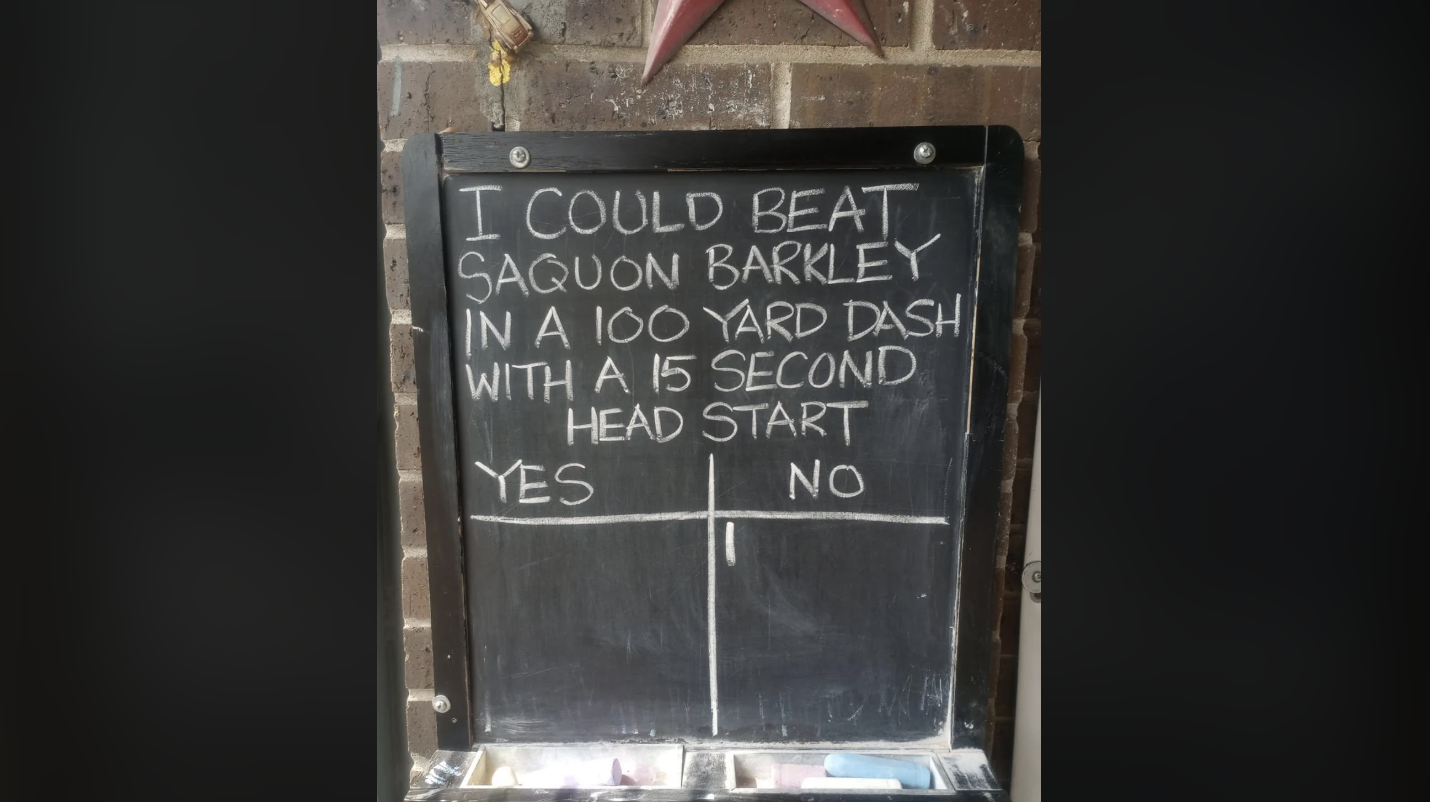 Philly Thrift Store Basically Suggesting that Saquon Barkley is the ...