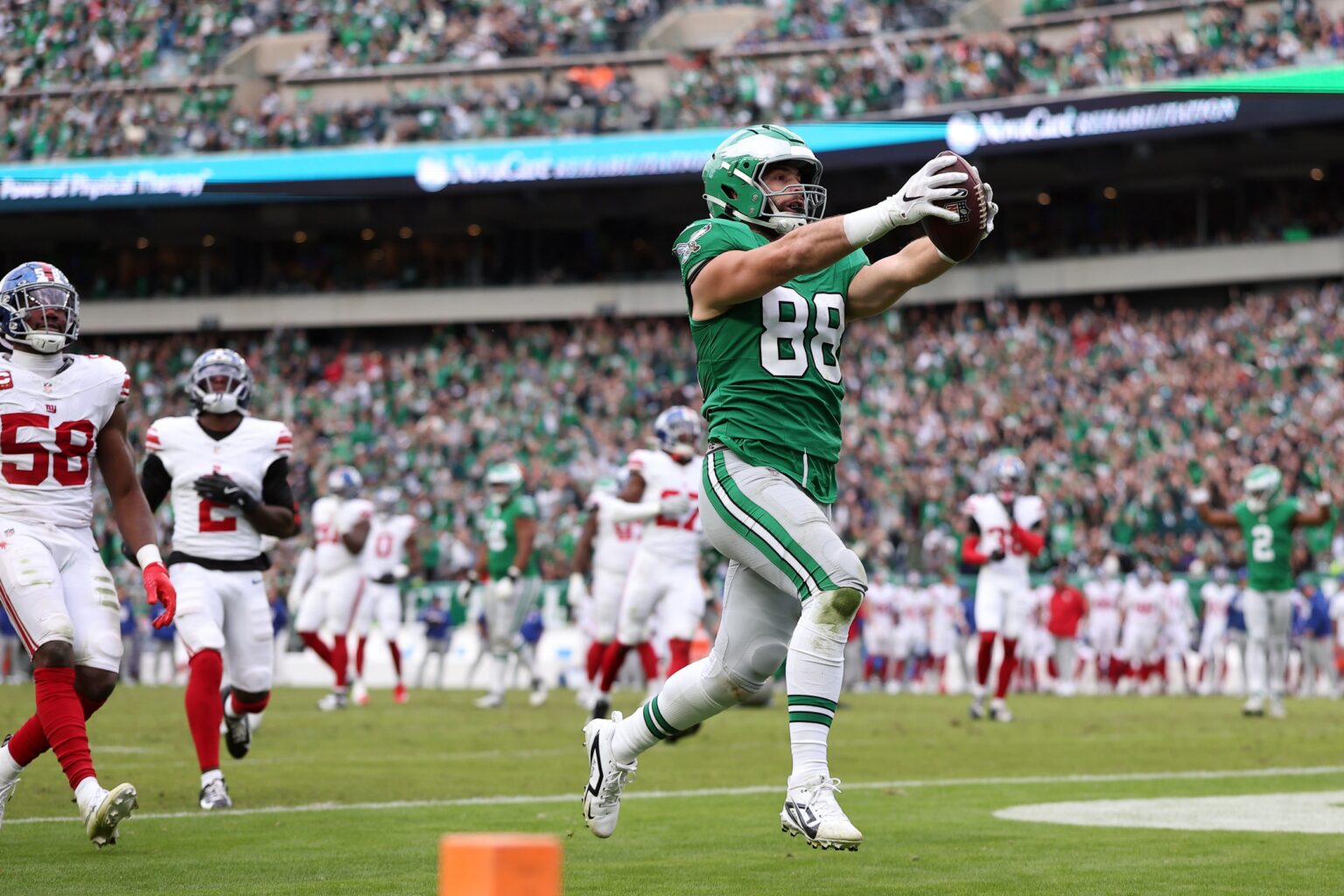 Dallas Goedert, Subject of Offseason Trade Speculation, Catches Career ...