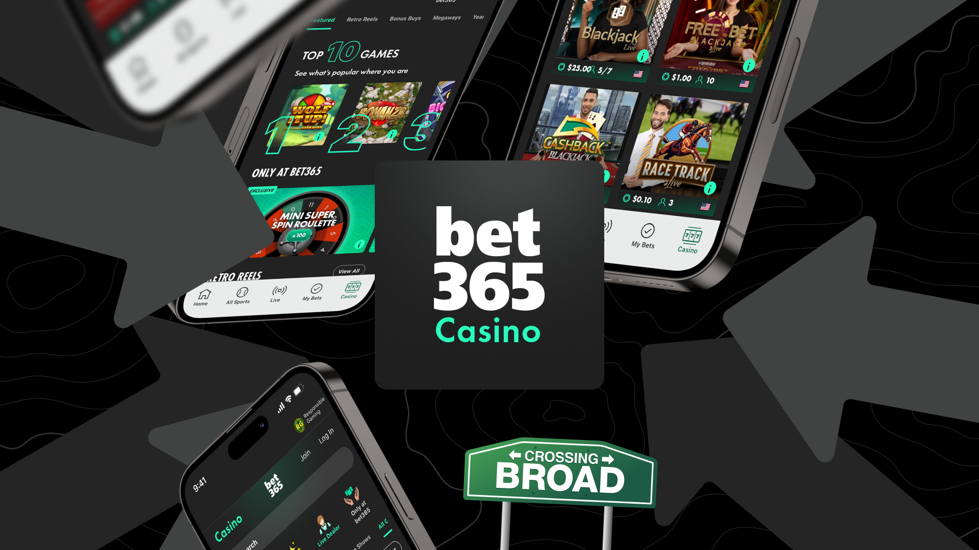 Interfaz del Casino Bet365