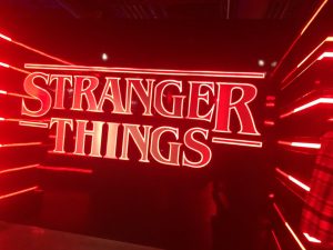 The Stranger Things: The Official Store in Las Vegas, Nevada, offers customers an immersive shopping experience with fictional Hawkins, Indiana, settings.