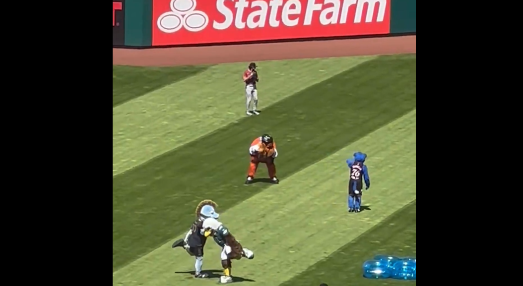 Image for The Phillies Lost, But Here’s Video of Gritty Twerking at Zac Gallen