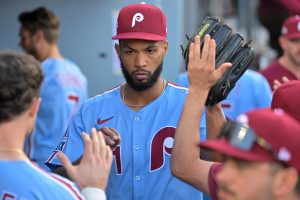 Cristopher Sanchez looks to tame the Giants in Game 2 of their series tonight.
