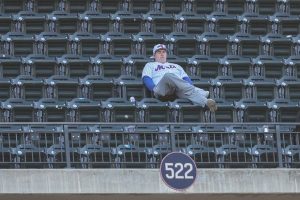 Apr 26, 2026; New York City, New York, USA; A fan sits alone in the sixth inning of the game between the Colorado Rockies and the New York Mets at Citi Field.