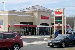 The newest Wawa in Brick on Lanes Mill Road, shown Monday, April 3, 2023, is scheduled to open Thursday, April 6.