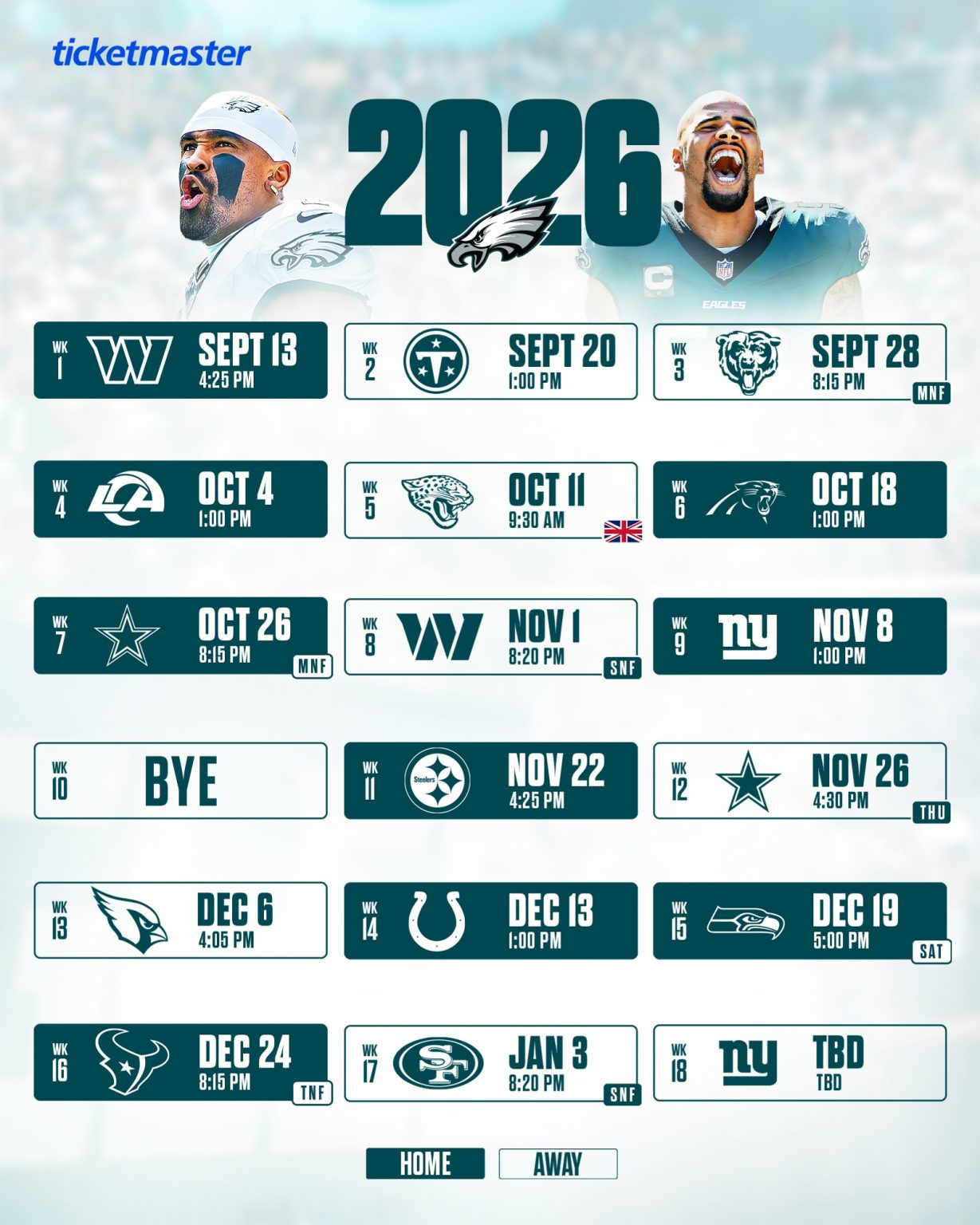 10 Thoughts On The Eagles Schedule Crossing Broad Eagles Schedule 1229x1536 