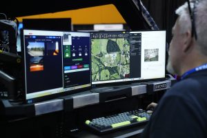Some of the tech allows for mobile surveillance during the annual Border Security Expo in Phoenix on May 5, 2026.