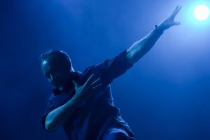 Dave Matthews waves to the crowd as he and the rest of Dave Matthews Band walk on stage on the final day of RiverBeat Music Festival at Tom Lee Park in Memphis, Tenn., on May 3, 2026.