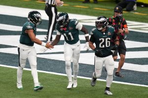 AJ Brown Jalen Hurts Super Bowl