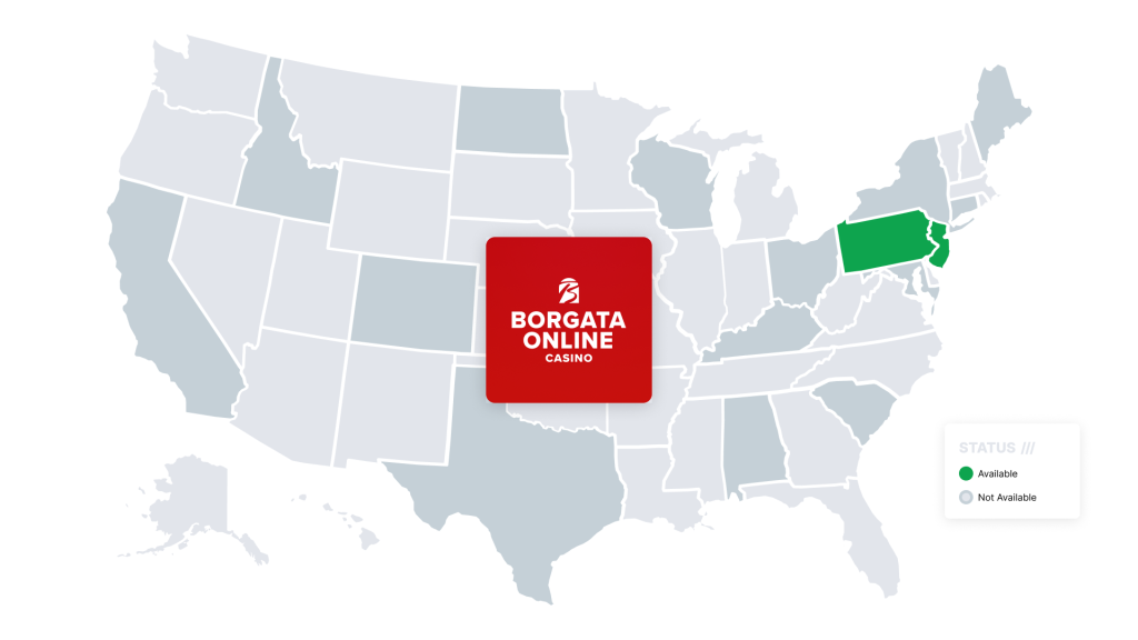 Borgata online casino legal states map