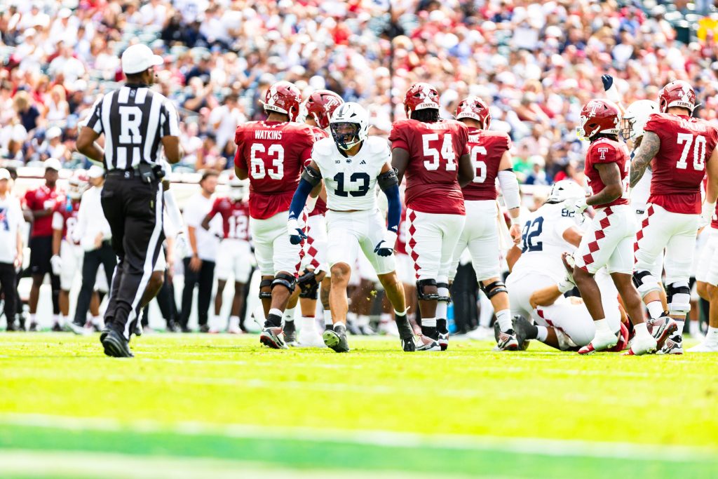 Penn State football takes on Temple inside Lincoln Financial Field in Philadelphia Pennsylvania on September 12, 2026.