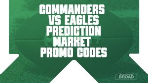 commanders-eagles prediction market promo codes