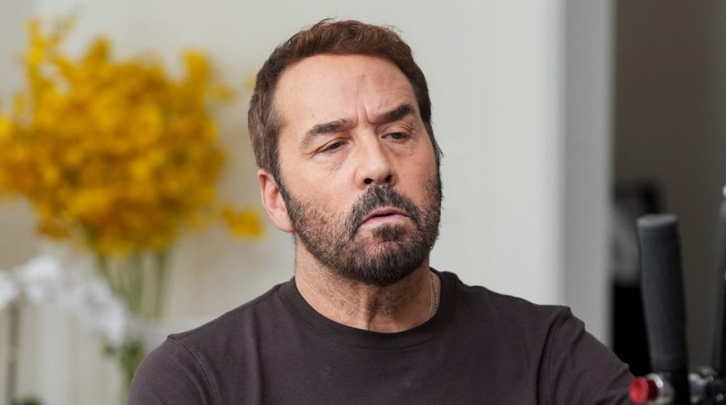 Actor Jeremy Piven acts in a scene as director of photography Jordan Danelz films him for the movie Young Warriors at a home on Forest Avenue in Memphis, Tenn., on December 11, 2025.