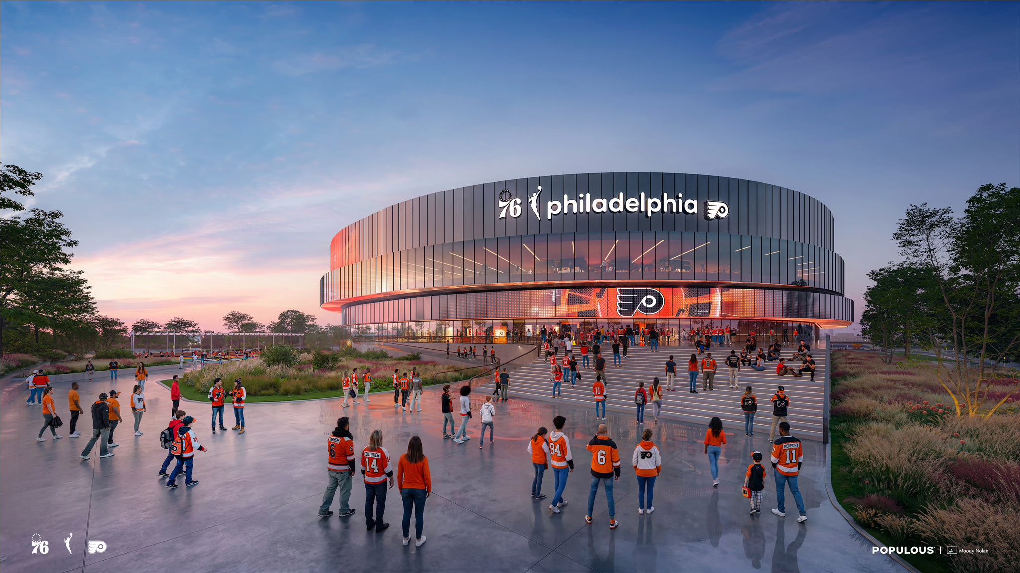 We Can All Rest Easy Now That 14 Women Have Been Added to One of the AI South Philly Arena Renderings