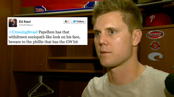 Jonathan Papelbon finds, wears the ugliest Christmas sweater ever