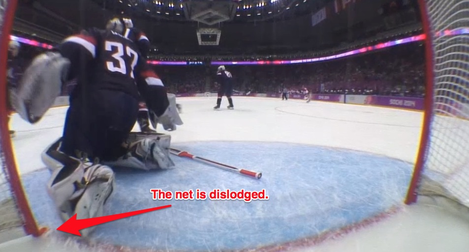 Just before Russia "scored" third goal, via SB Nation