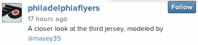 Report: This is the Flyers Winter Classic Jersey - Crossing Broad