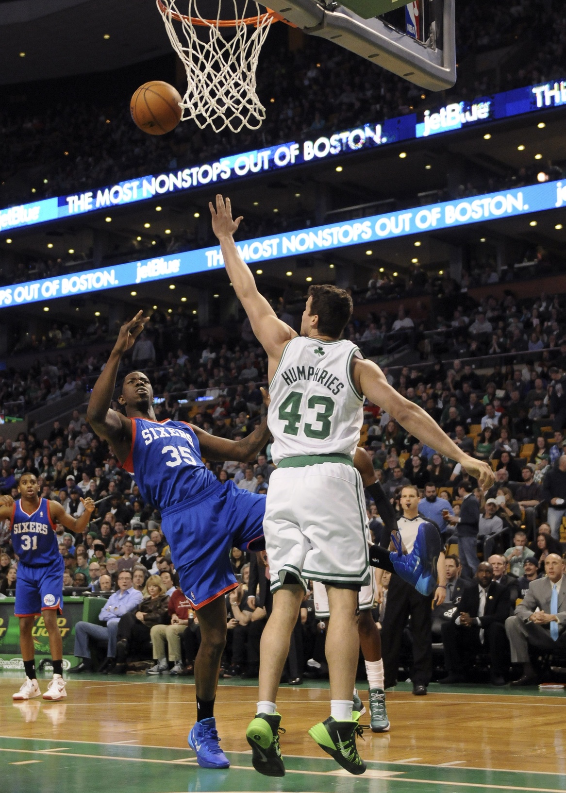 Much like the Sixers' upcoming season, I do not know what is happening here. Photo Credit: Bob DeChiara-USA TODAY Sports
