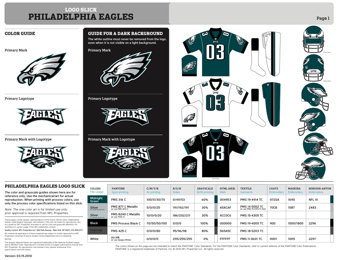 Eagles 2010 Logo Slick
