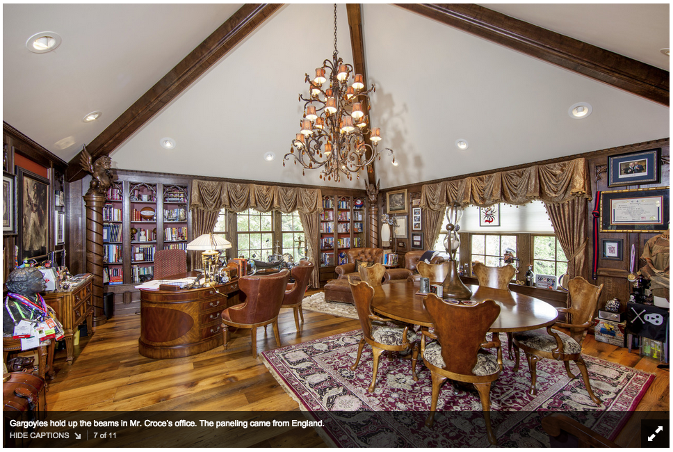 Pictured: A very modest office.