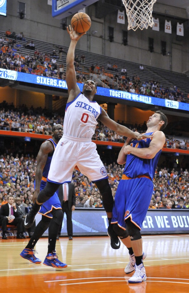 Pictured: The 76ers' projected win total. Photo Credit: Mark Konezny-USA TODAY Sports