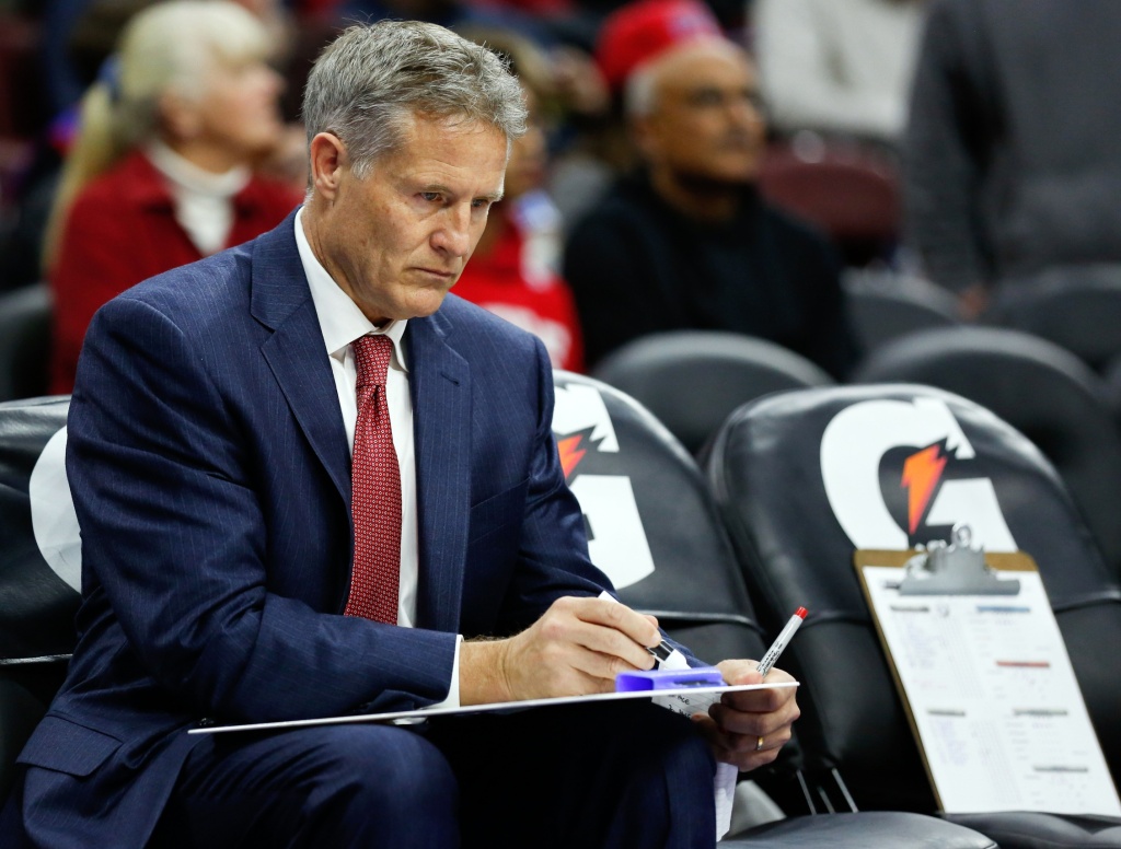 That's the some facial expression I get writing about the Sixers. Photo Credit: Bill Streicher-USA TODAY Sports