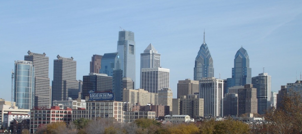 Actual Philly skyline