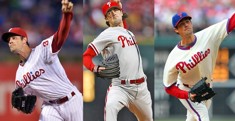 all Phillies uniforms