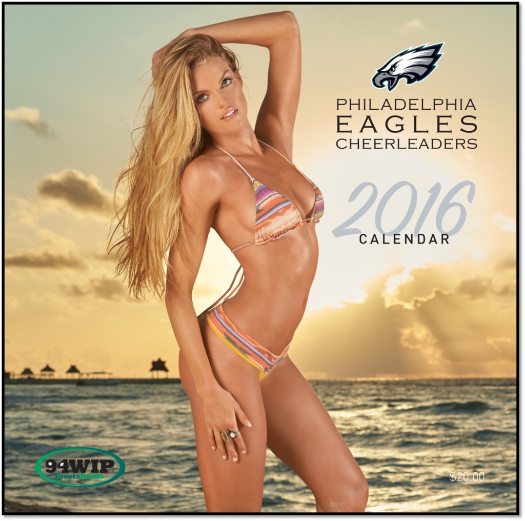 Eagles Cheerleaders 2016 Calendar Cover