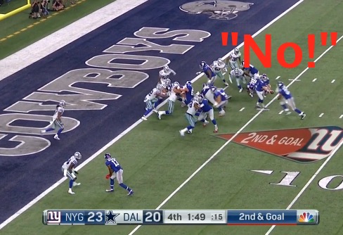 The Giants Told Rashad Jennings Not to Score Because They’re Idiots