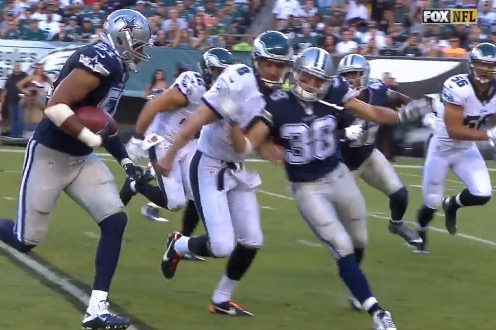 And somehow this wasn't an illegal block