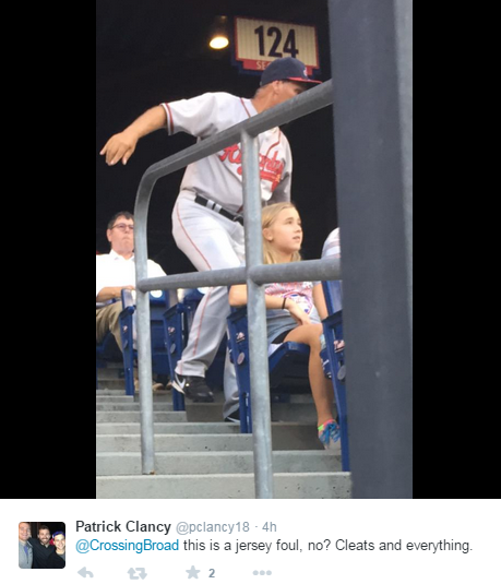 You Can Never Be Overdressed for a Phillies Game … Unless You Wear Cleats