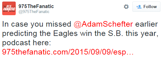 Adam Schefter Picked the Eagles to Win the Super Bowl