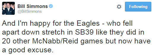 Bill Simmons is Throwing a Crybaby Hissyfit on Twitter about the Patriots