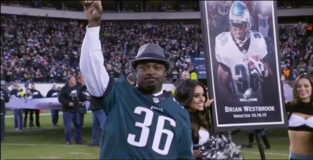 Watch Brian Westbrook’s Eagles Hall of Fame Induction