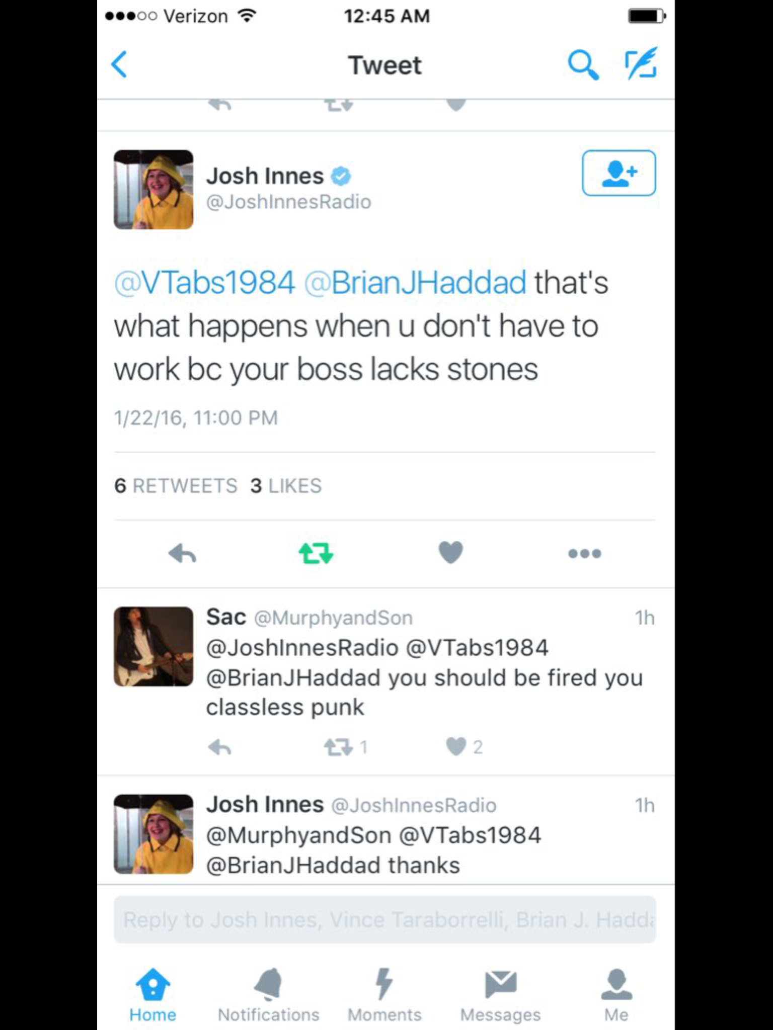 Josh Innes, Suspended for Calling Jason Kelce a House Negro, Says His Boss Lacks Stones