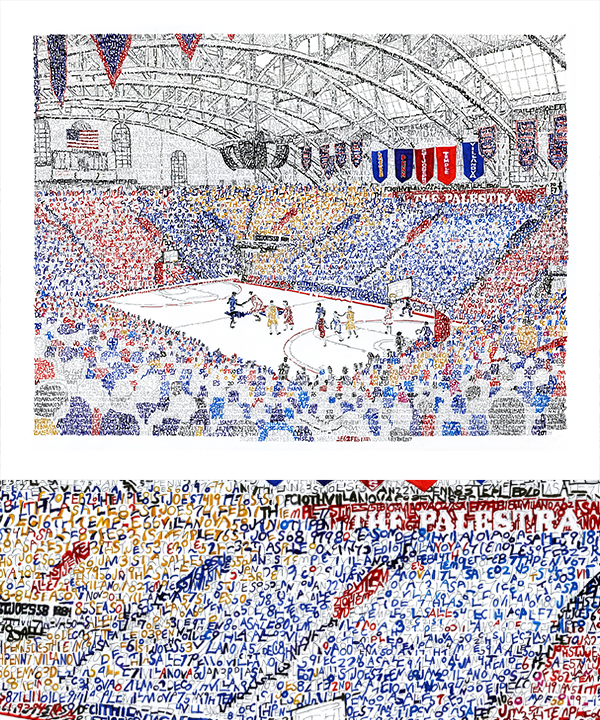 This Art Print Features Every Big 5 Score in the Palestra’s History