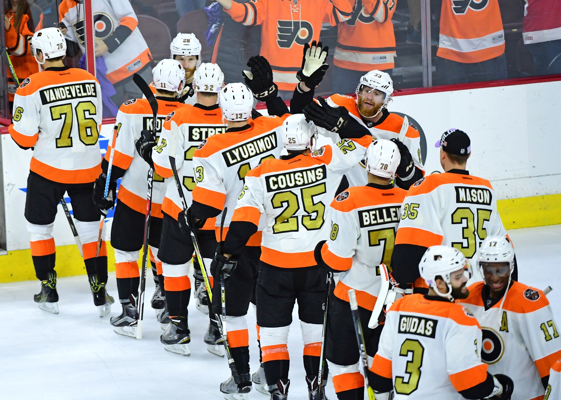 Philadelphia Flyers 50th Anniversary Hockey Jersey