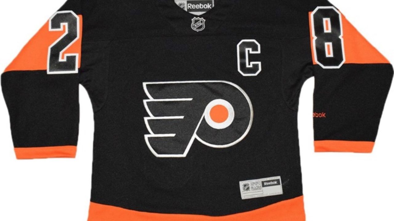 flyers black stadium jersey