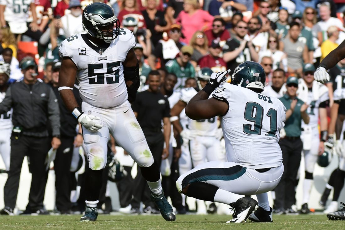 ESPN's List of Top 100 NFL Players Includes Five Eagles Crossing Broad