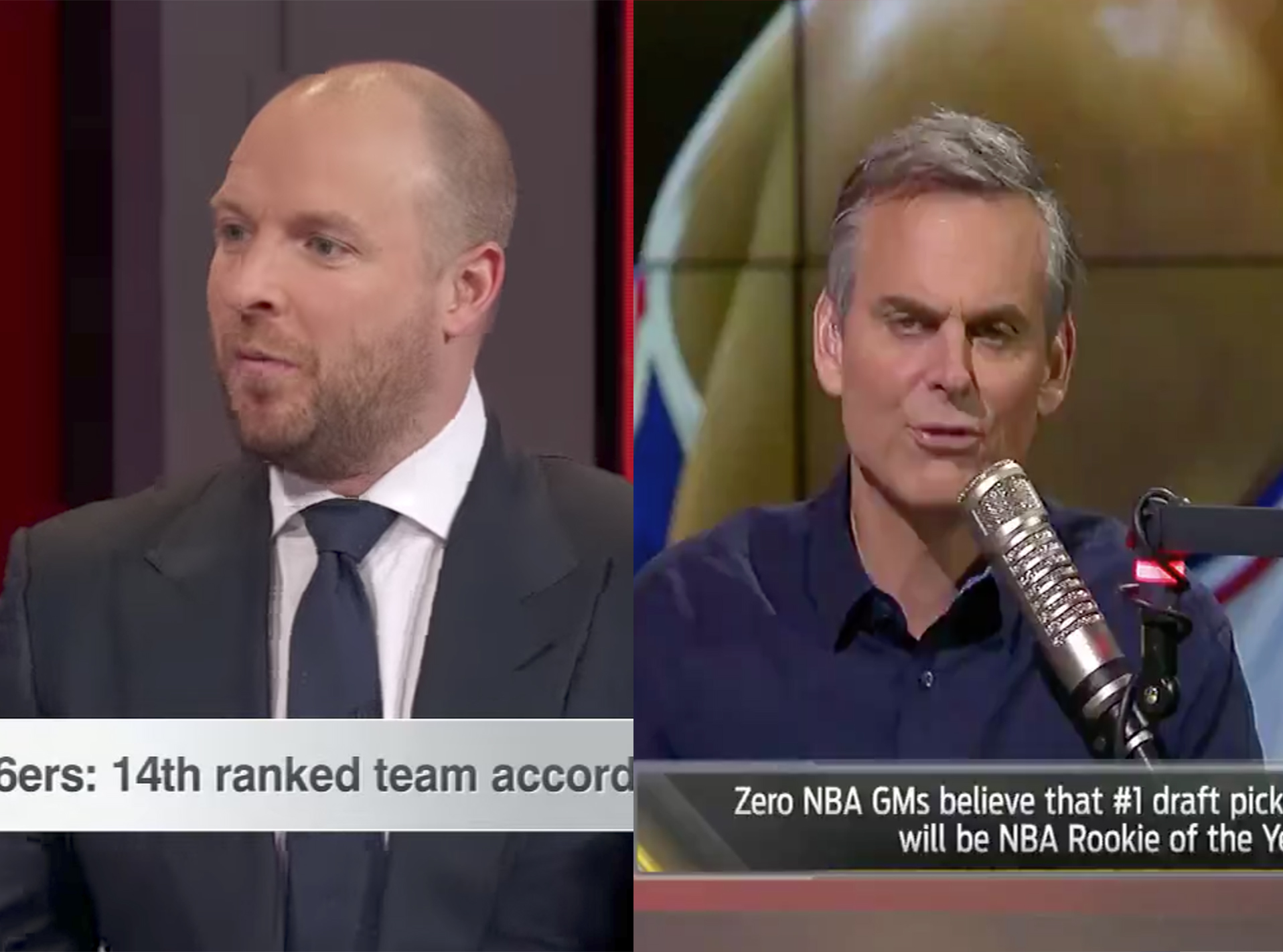 Colin Cowherd and Ryen Russillo Hate on the Sixers