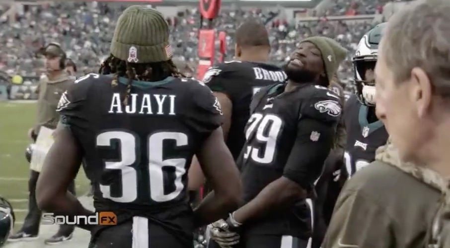 Video: LeGarrette Blount Requested Corey Clement Get a Chance To Go for The Hat Trick