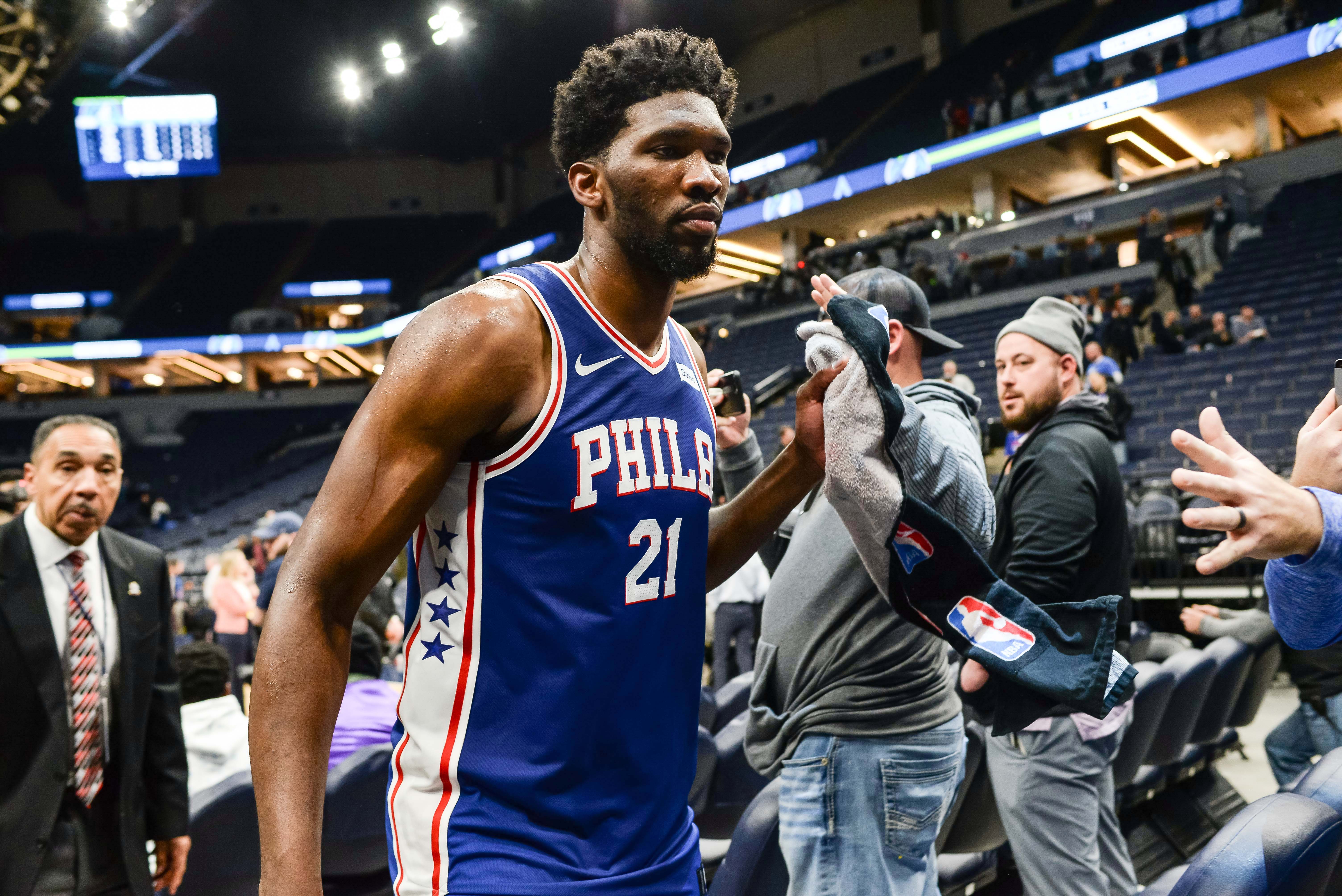 Report Joel Embiid Could Miss Two More Games Crossing Broad